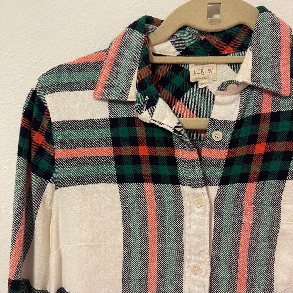 J Crew Plaid Button Up